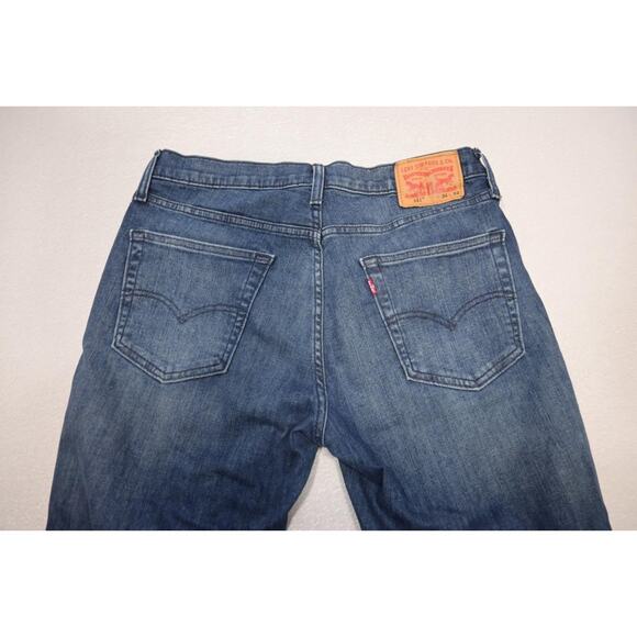 Levi's 541 Athletic Fit Stretch Denim Blue Work Jeans Mens Sz 34 x 31 - Picture 7 of 9